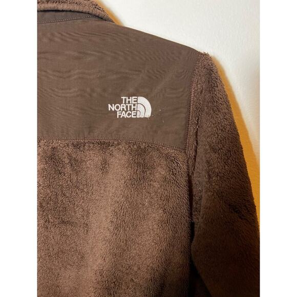 The North Face Osito Fleece Girls Brown Jacket, Size Medium - Picture 4 of 9